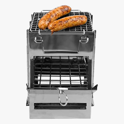 🔥🍗Mini Asador Parrilla De Carbon Portatil🍗🔥