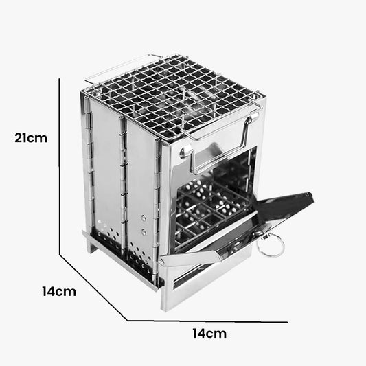 🔥🍗Mini Asador Parrilla De Carbon Portatil🍗🔥