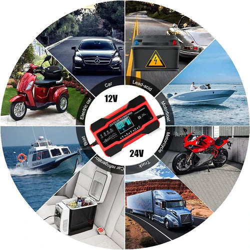 CARGADOR INTELIGENTE PARA VEHICULOS🏍️🚕