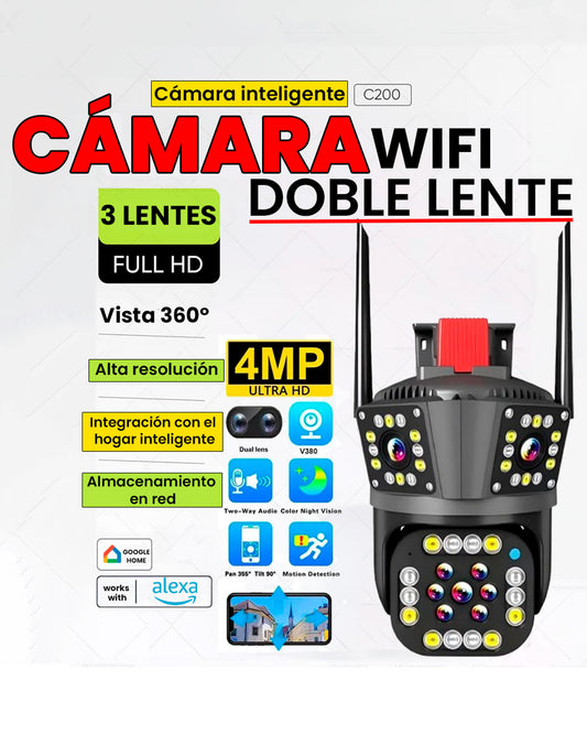 CAMARA 3 LENTES WIFI
