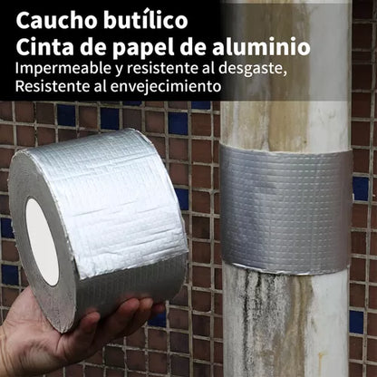 CINTA DE ALUMINIO DE BUTILO 5CM X 5M