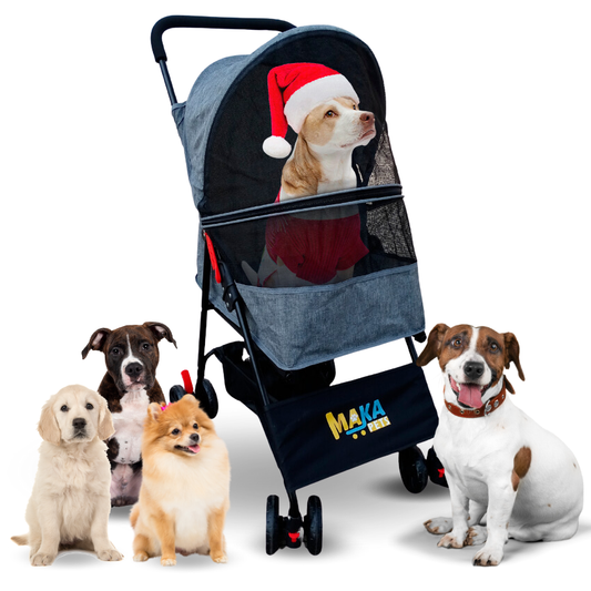 Coche Para Mascotas Paseador Plegable
