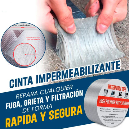 CINTA DE ALUMINIO DE BUTILO 5CM X 5M